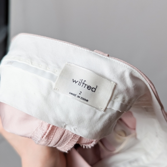 WILFRED Effortless Pant Crop Poetic Pink ARITZIA 2 - Picture 8 of 10